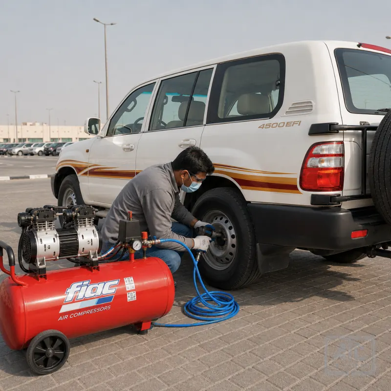 FIAC air compressors supplied in Kuwait by Al Ameen Company, Shuwaikh — [3 of 7]