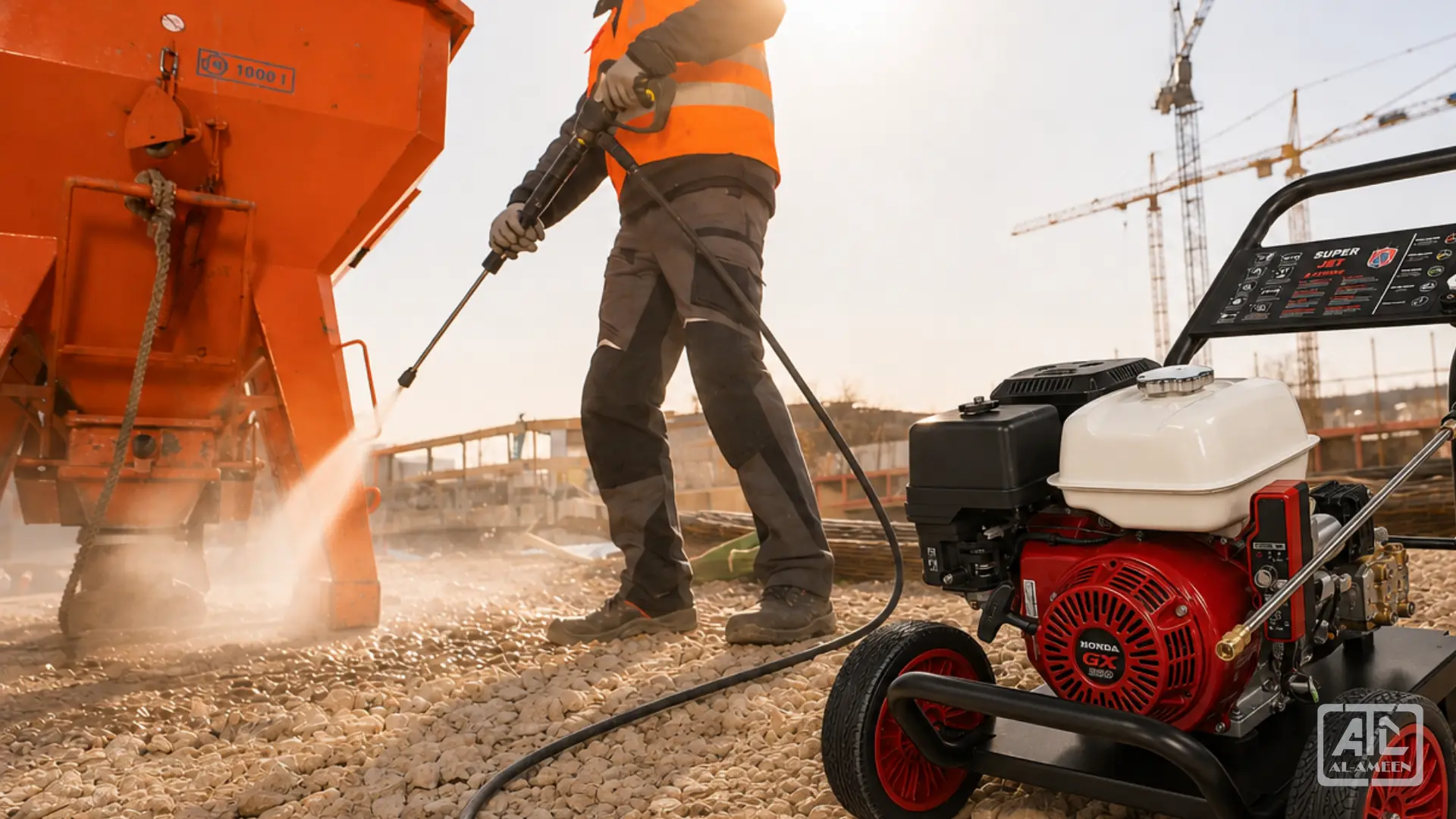 Super Jet pressure washers supplied in Kuwait by Al Ameen Company